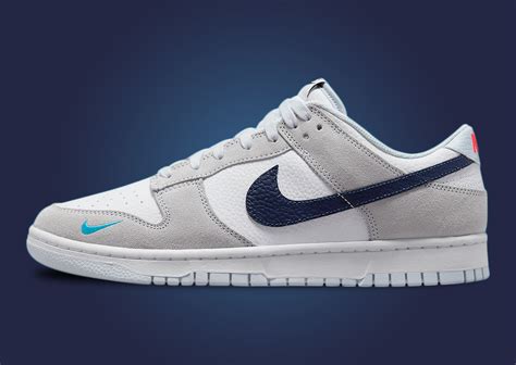 nike dunk mini swoosh grey|Nike dunk low mini swoosh.